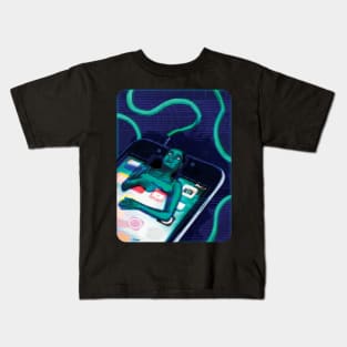 Blue Light Sickness Kids T-Shirt